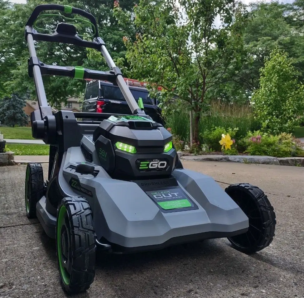 EGO 56V battery powered lawn mower